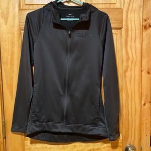 Nike elite zip-up sweatshirt